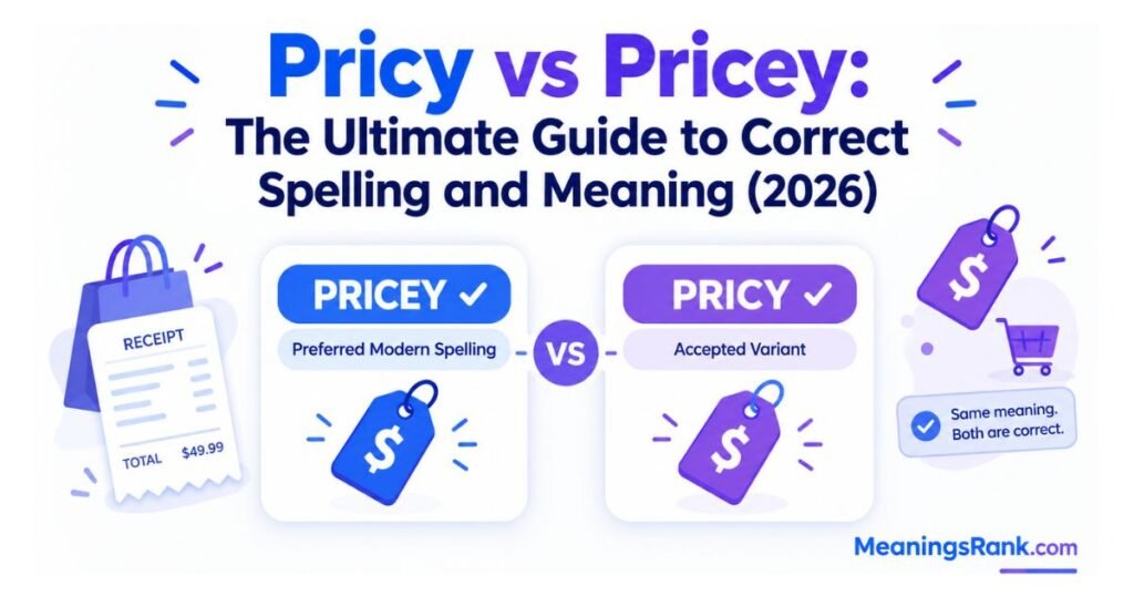 Pricy vs Pricey