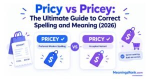 Pricy vs Pricey