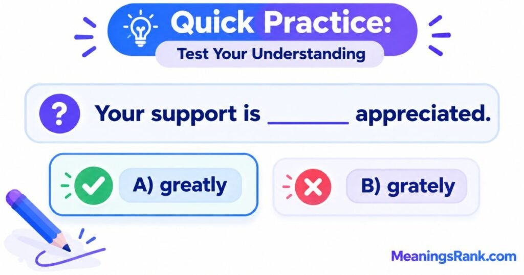 Quick Practice Test Your Understanding
