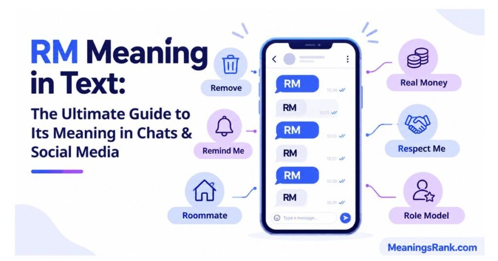 RM Meaning in Text: The Ultimate Guide to Its Meaning in Chats & Social Media
