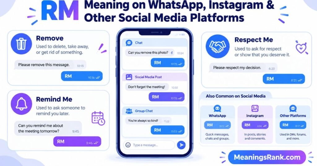RM Meaning on Social Media