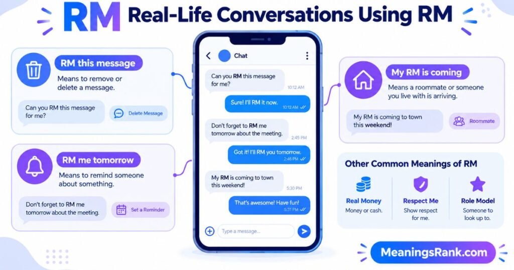 Real-Life Conversations Using RM