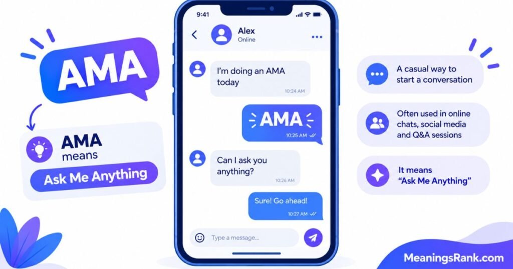 Real-Life Conversations Using AMA