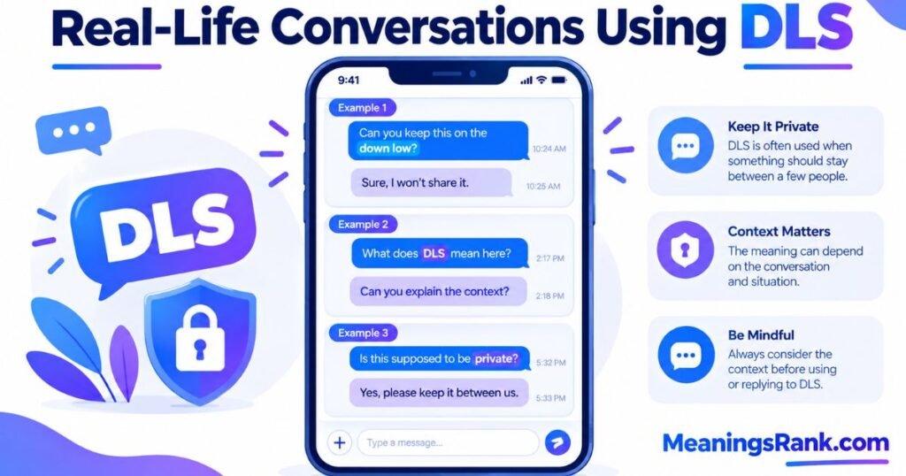 Real-Life Conversations Using DLS