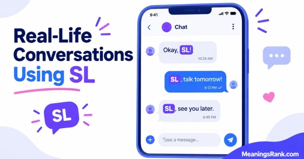 Real-Life Conversations Using SL