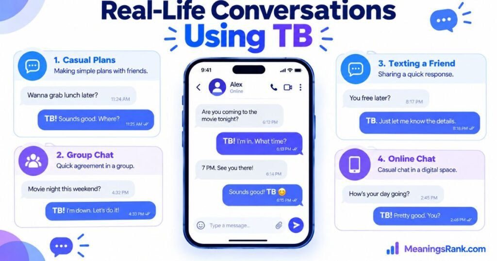 Real-Life Conversations Using TB