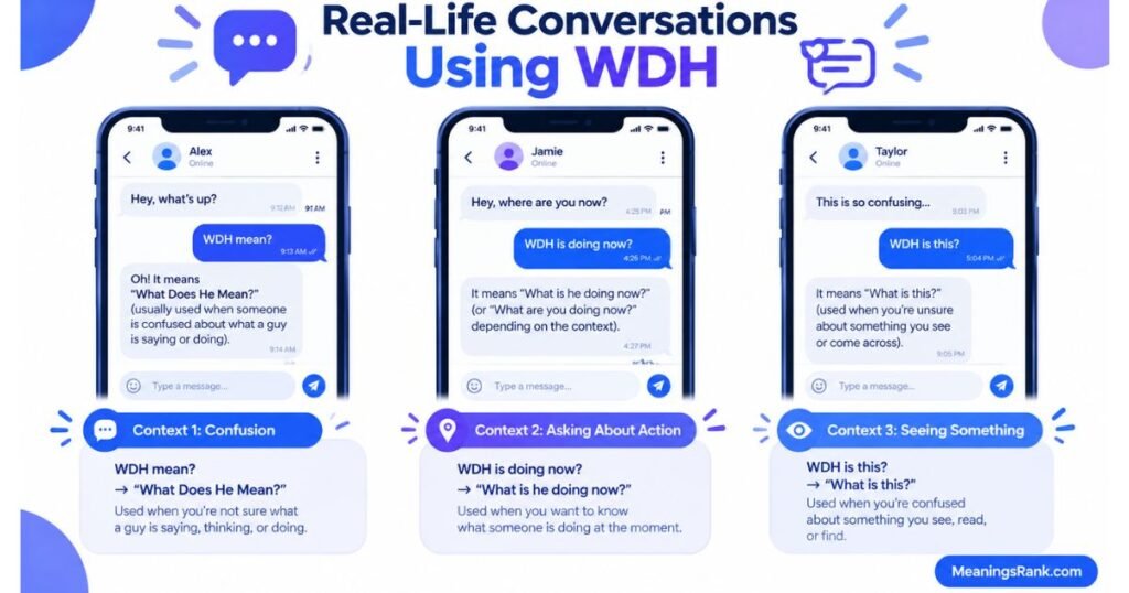 Real -Life Conversations Using WDH