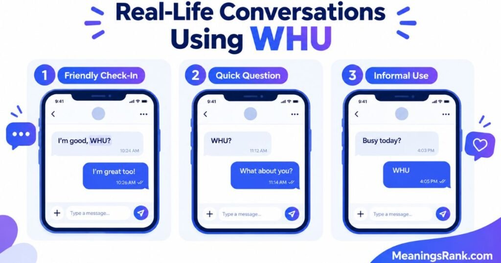 Real-Life Conversations Using WHU