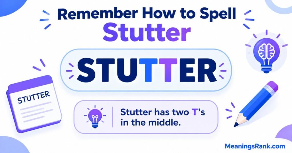 Remember How to Spell Stutter