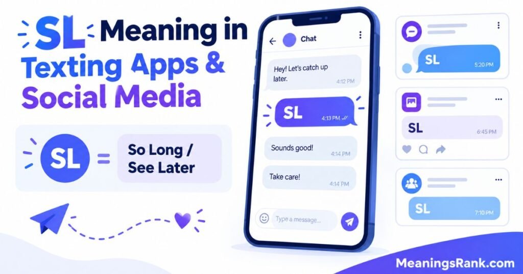 SL Meaning in Texting Apps & Social Media