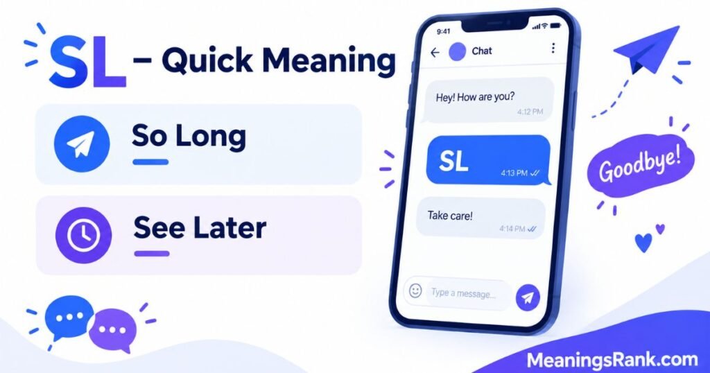 SL - Quick Meaning