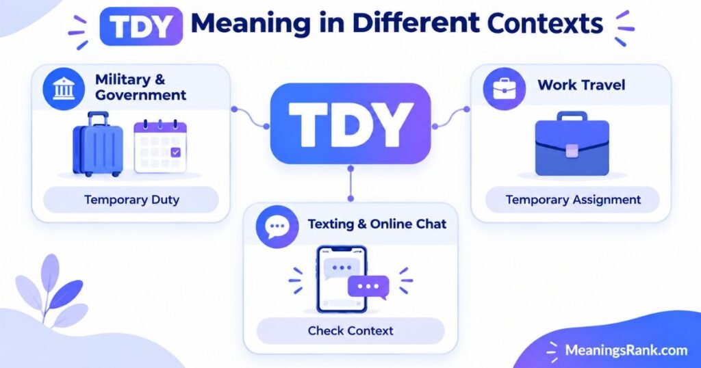TDY Meaning in Different Contexts