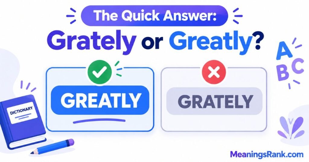 The Quick Answer Grately or Greatly