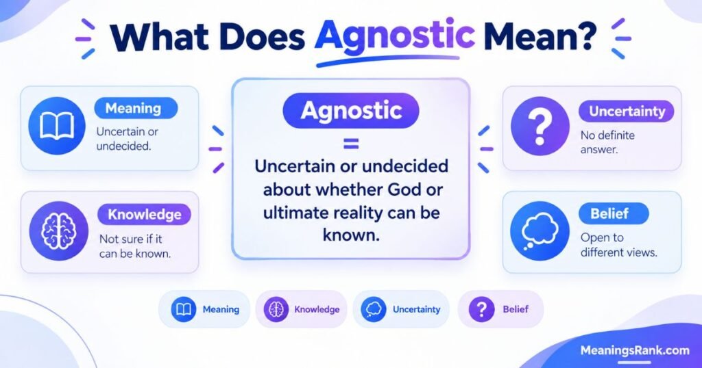 What Does Agnostic Mean