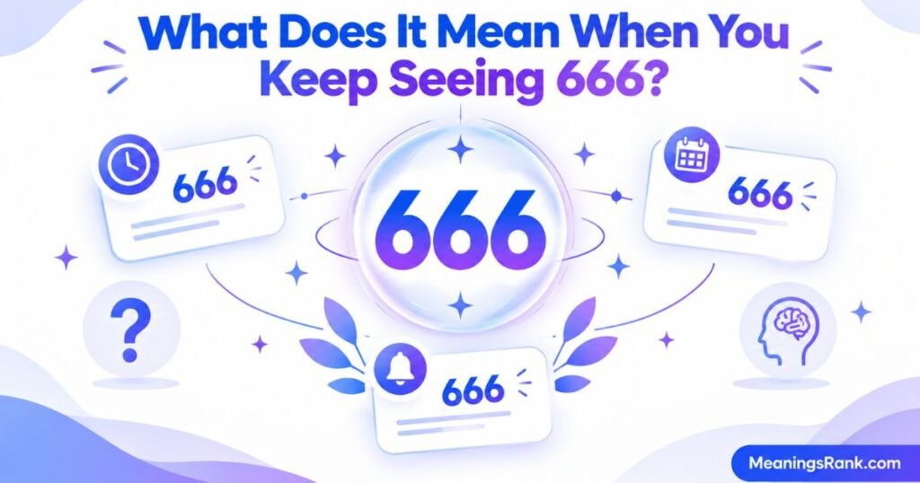 What Does It Mean When You Keep Seeing 666