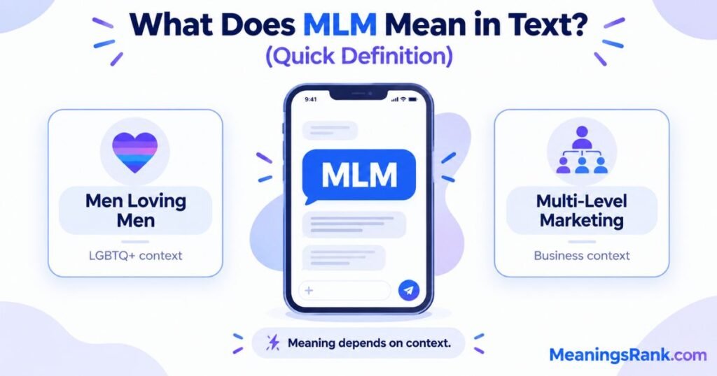 What Does MLM Mean in Text