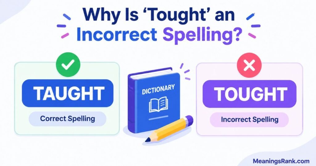 Why Is “Tought” an Incorrect Spelling
