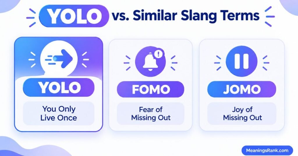 YOLO vs. Similar Slang Terms