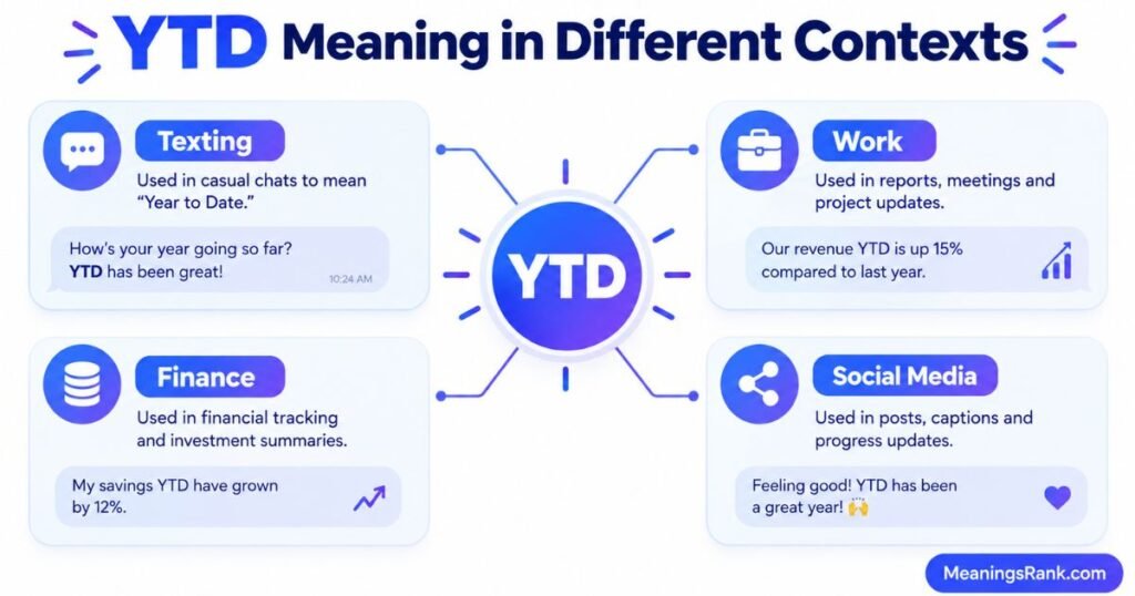 YTD Meaning in Different Contexts